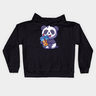 Kawaii Cute Anime Panda Otaku Japanese Bubble Boba Tea Gifts Kids Hoodie